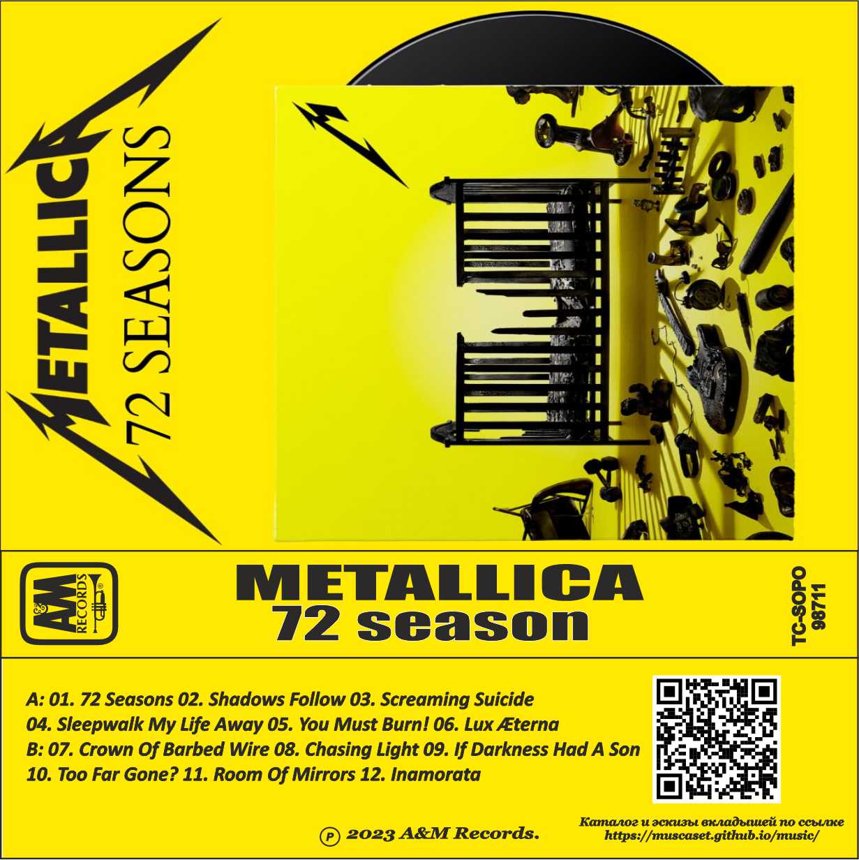 Metallica-72 Seasons